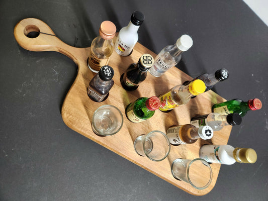 Acacia wood Char-shooterie board 12