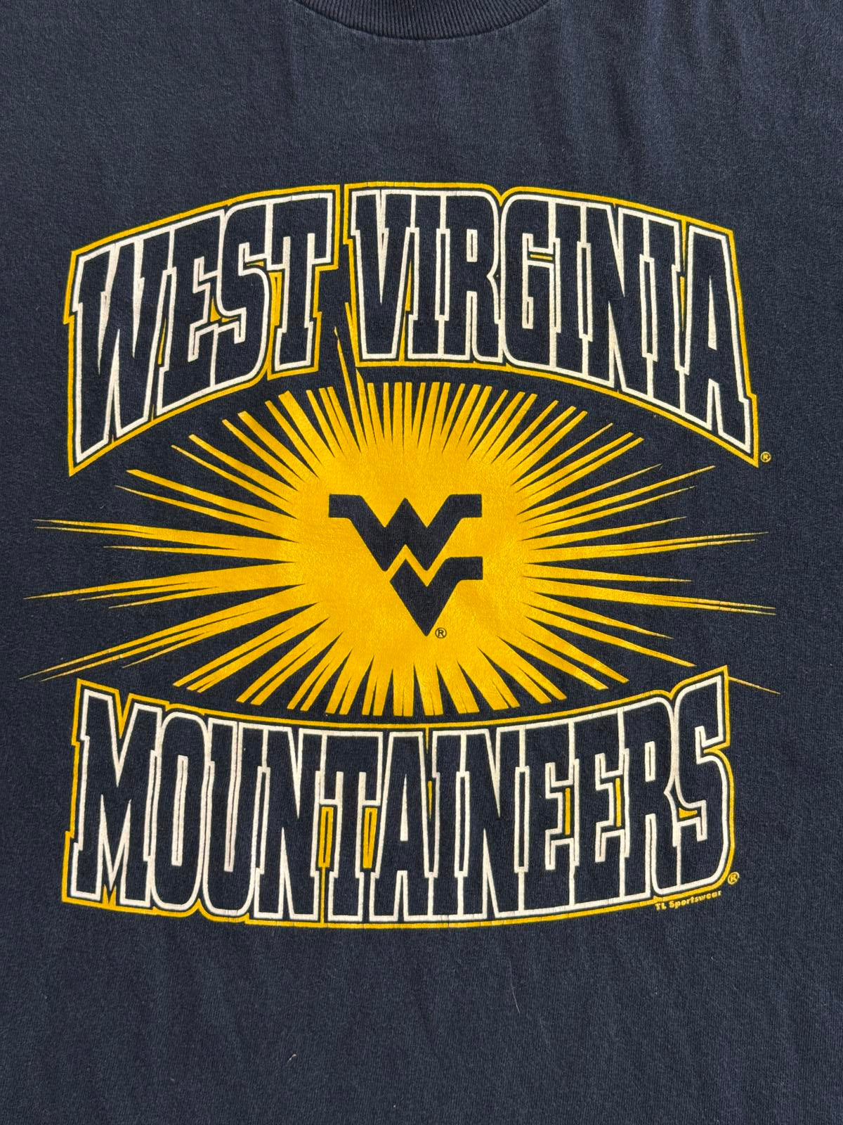 VTG West Virginia University Mountainers T-shirt Tee XL