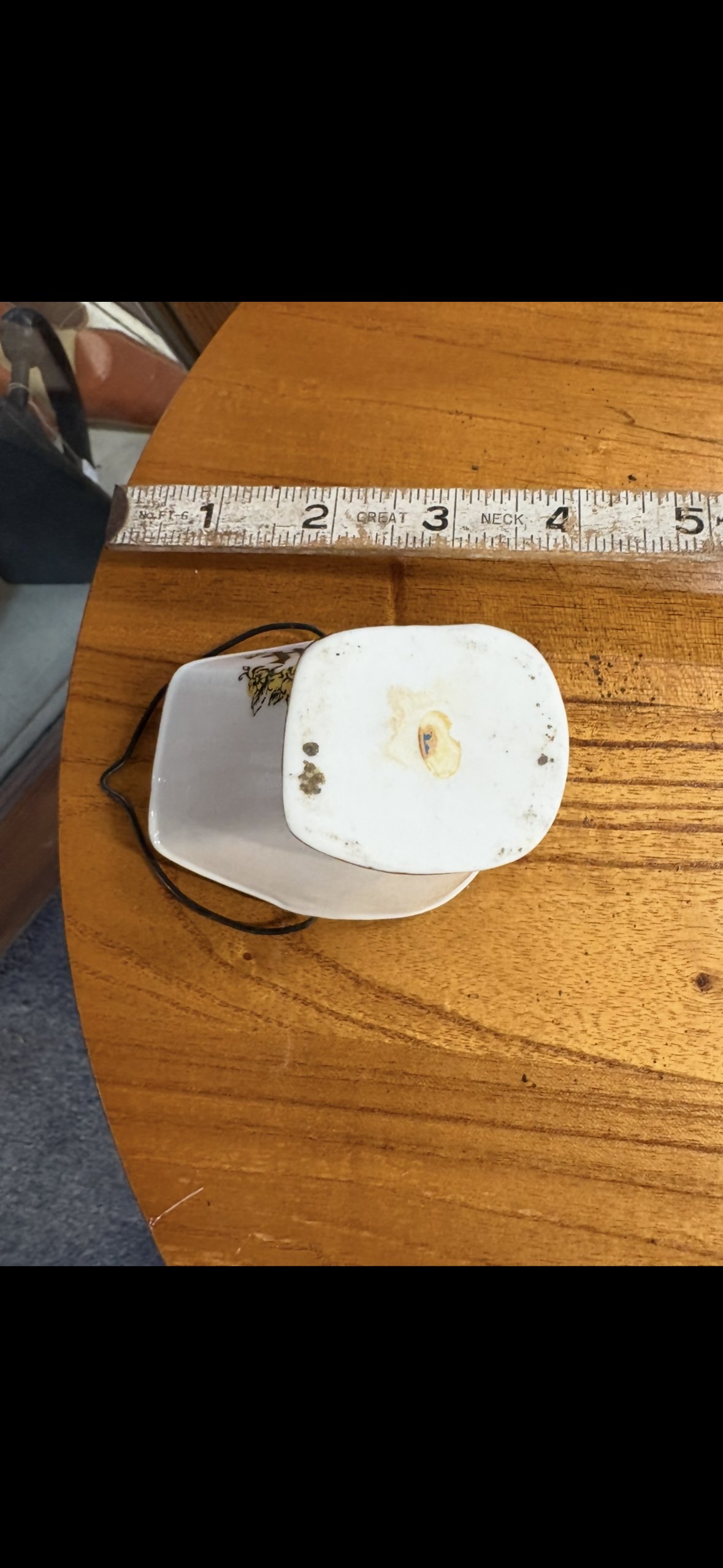 Mini ceramic coal bucket