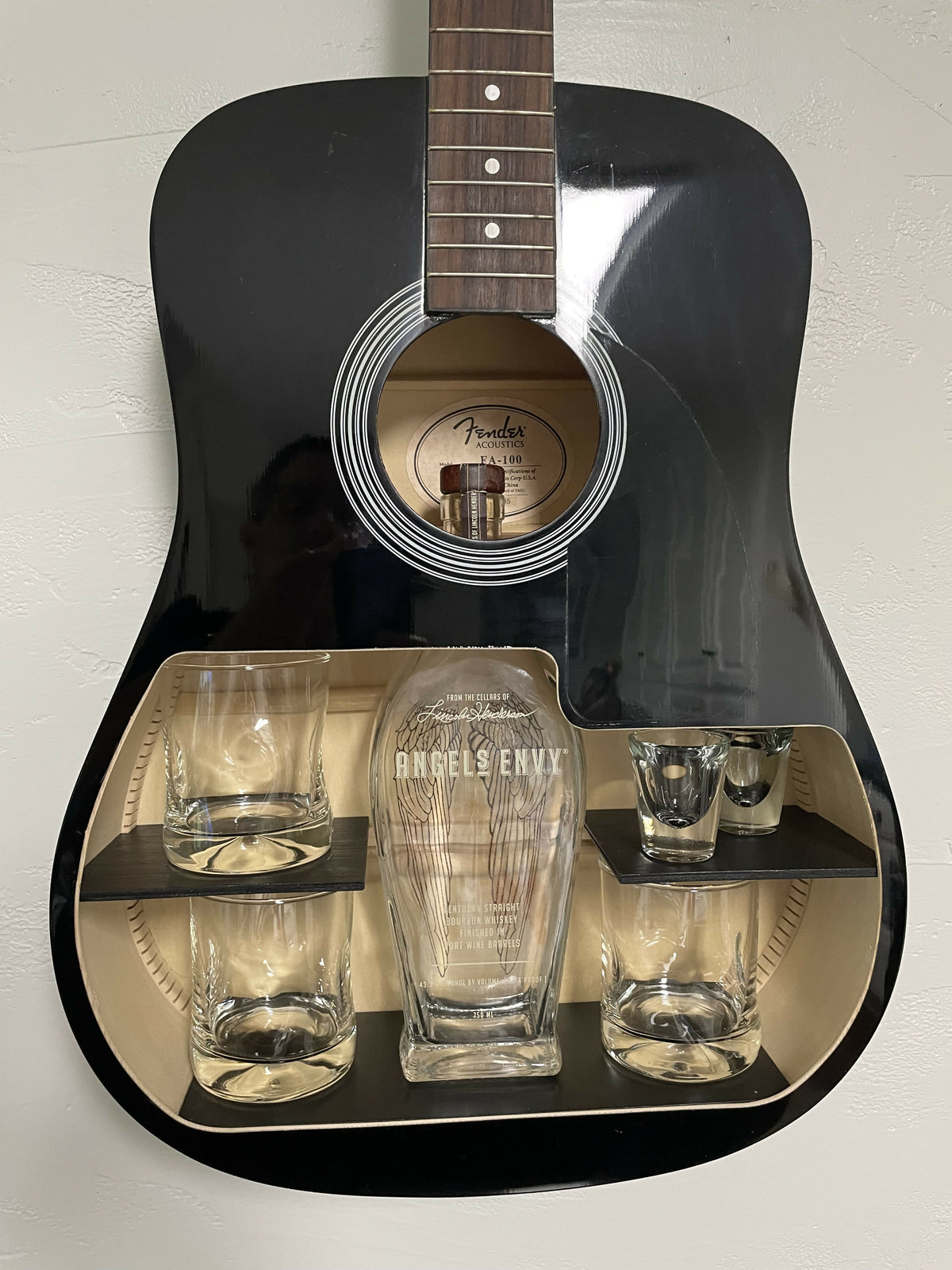 Angel Black Guitar