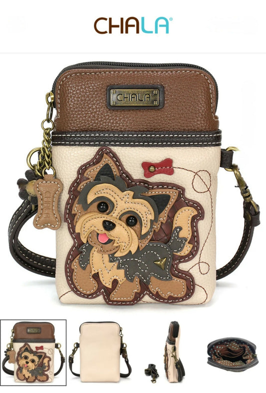 Anytime Crystals Chala Handbags Cellphone Xbody - Yorkshire