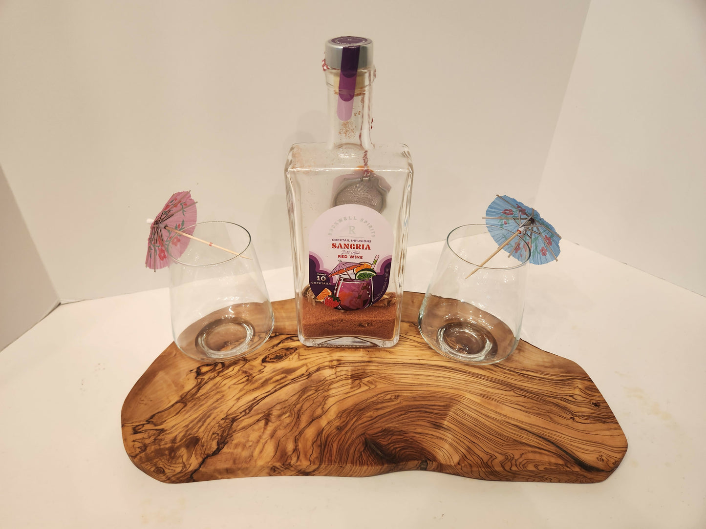 Char-Shooterie board and Sangria Cocktail set