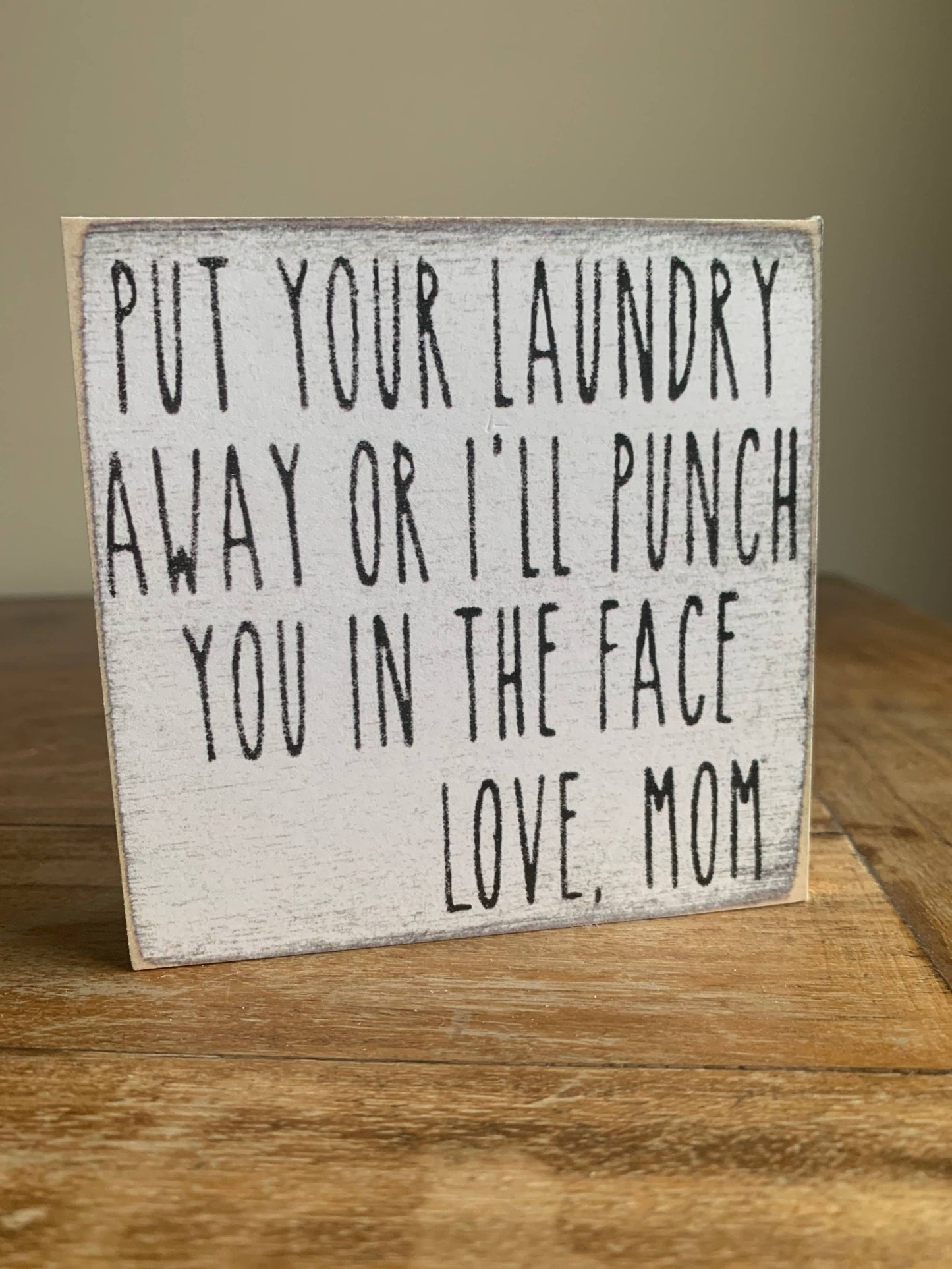 4X4-175 Punch You Sign