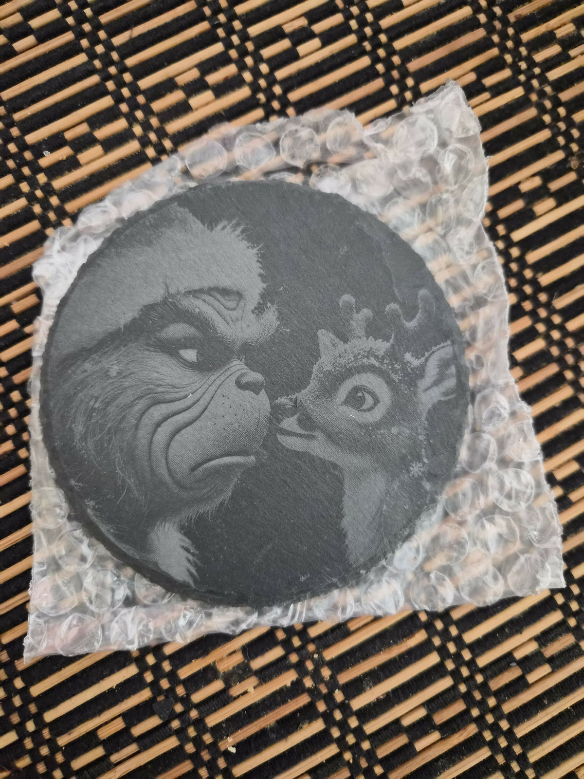 Grinch Slate Coaster Collection