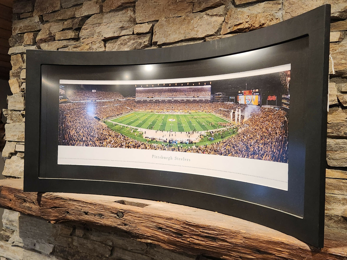 Curved Frame print of Heinz Field
