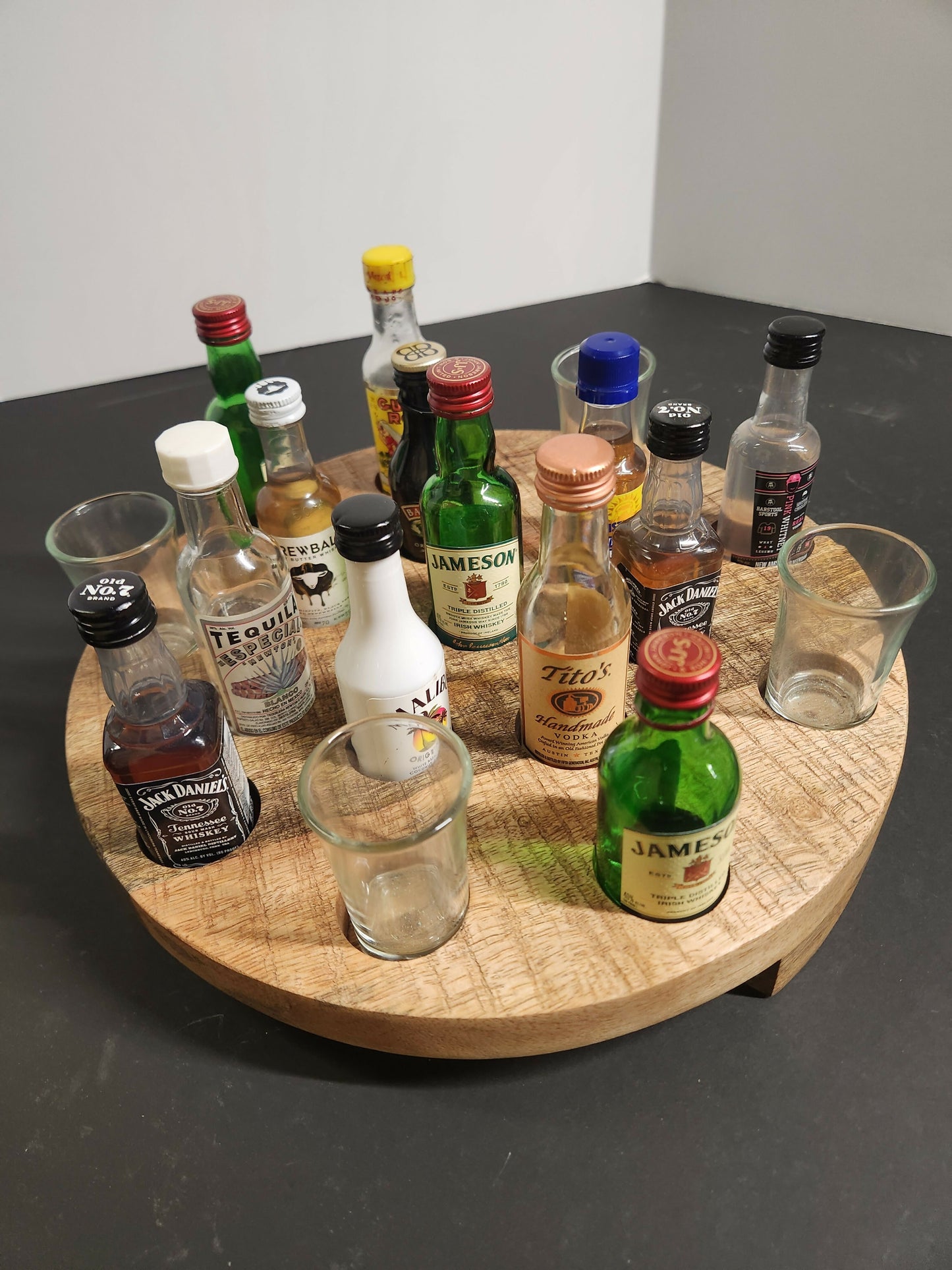 Acacia wood Char-shooterie board 17