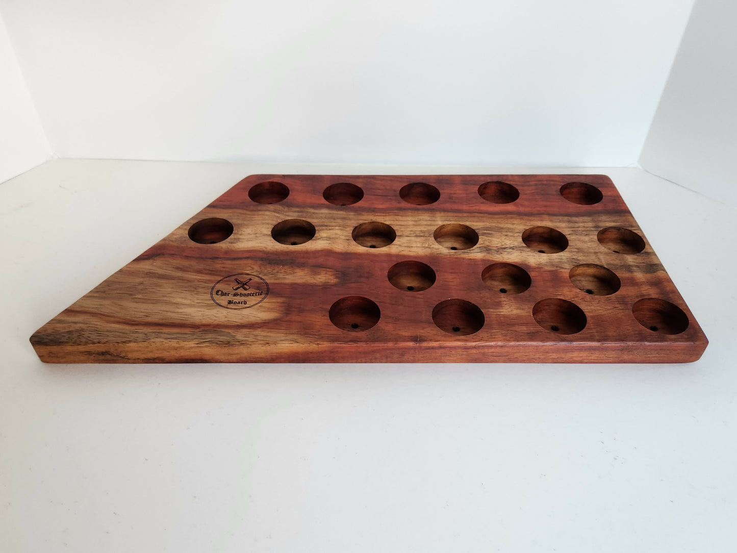 Padauk Char-shooterie board