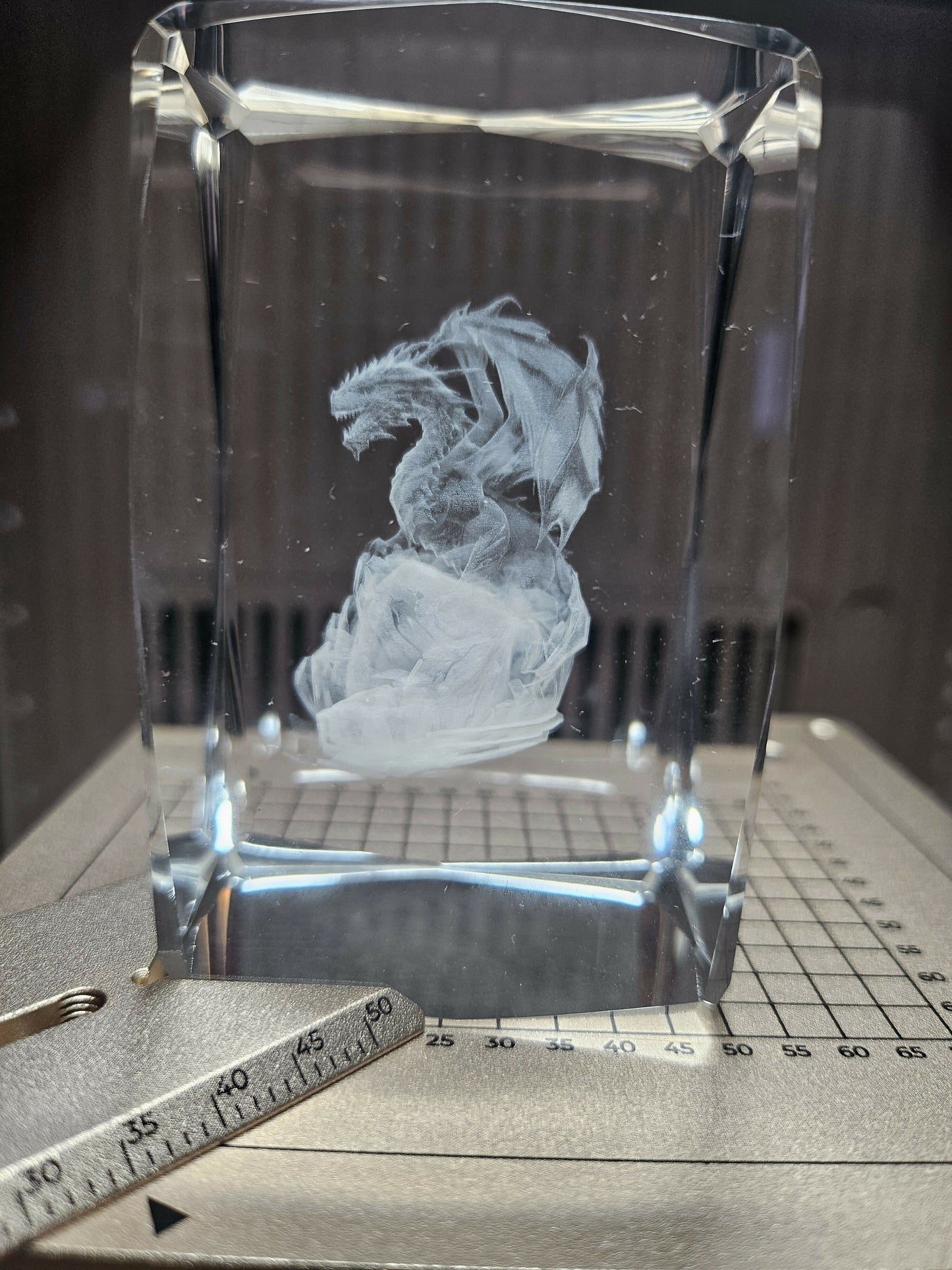 3D Inner Engraved K9 Crystal