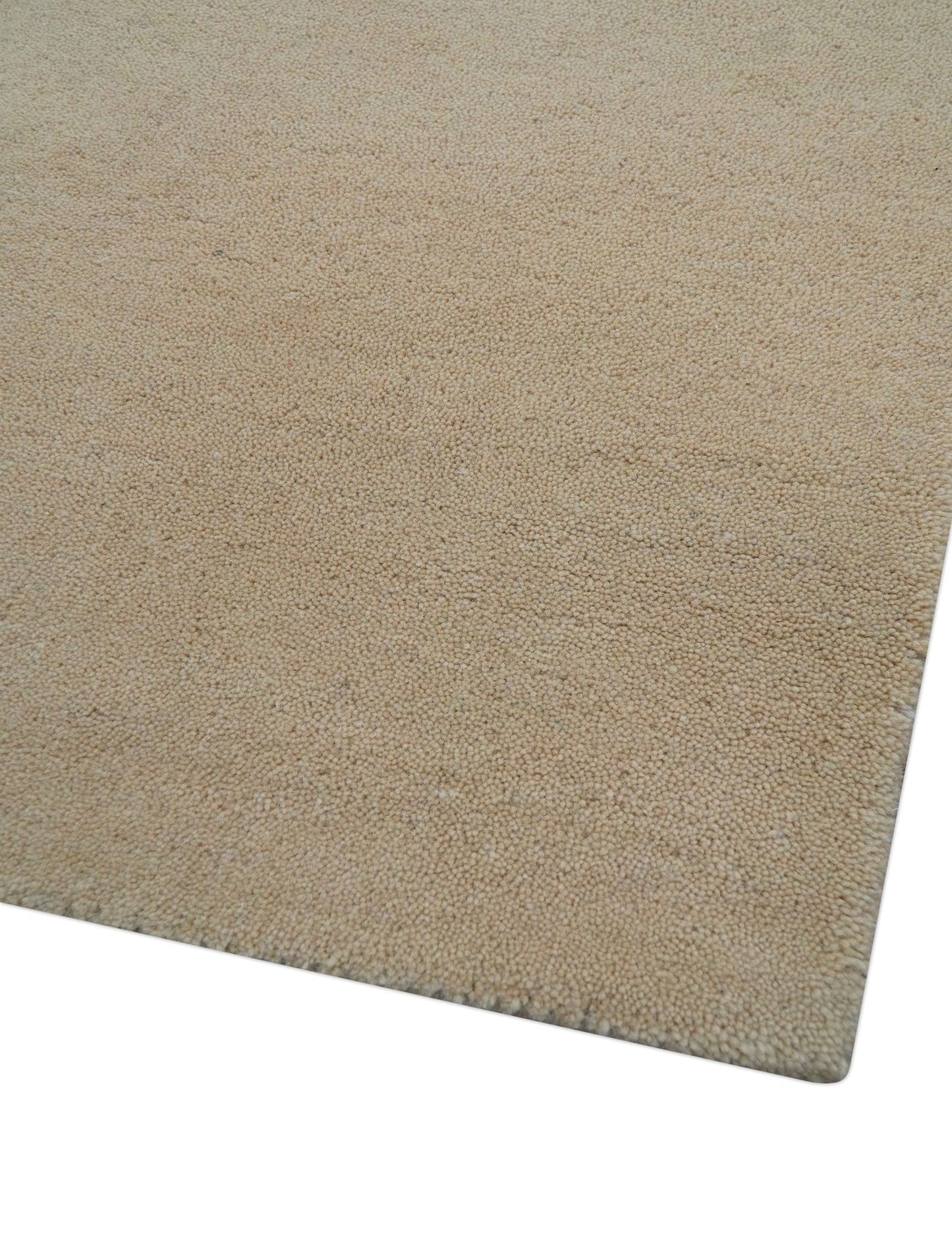 Custom Made Modern Animal Pattern Teal And Beige Hand Tufted Wool Area Rug
