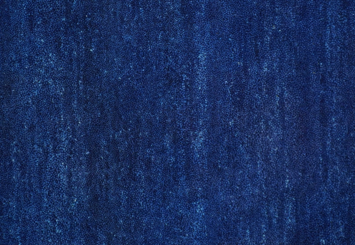Custom Made Solid Modern Blue Hand Tufted thick Wool Area Rug