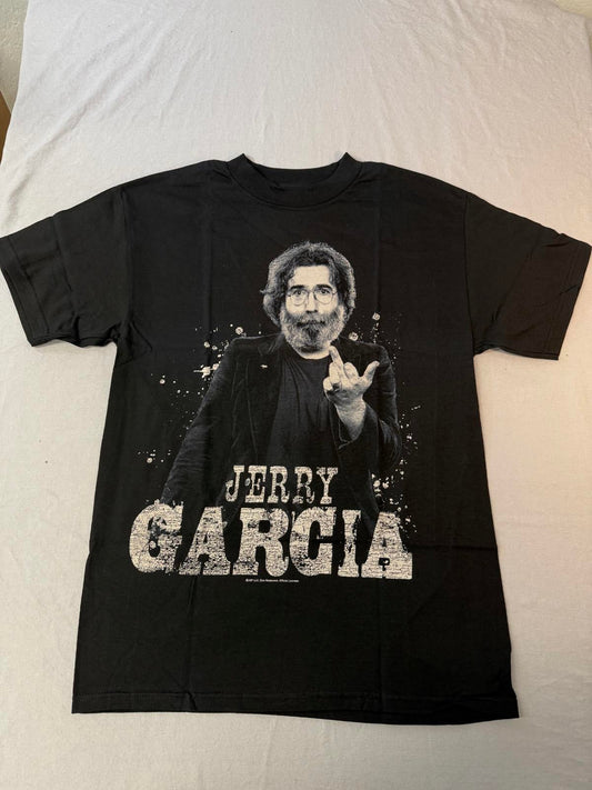 VTG Jerry Garcia T-shirt Middle Finger Zion Rootswear Tag M