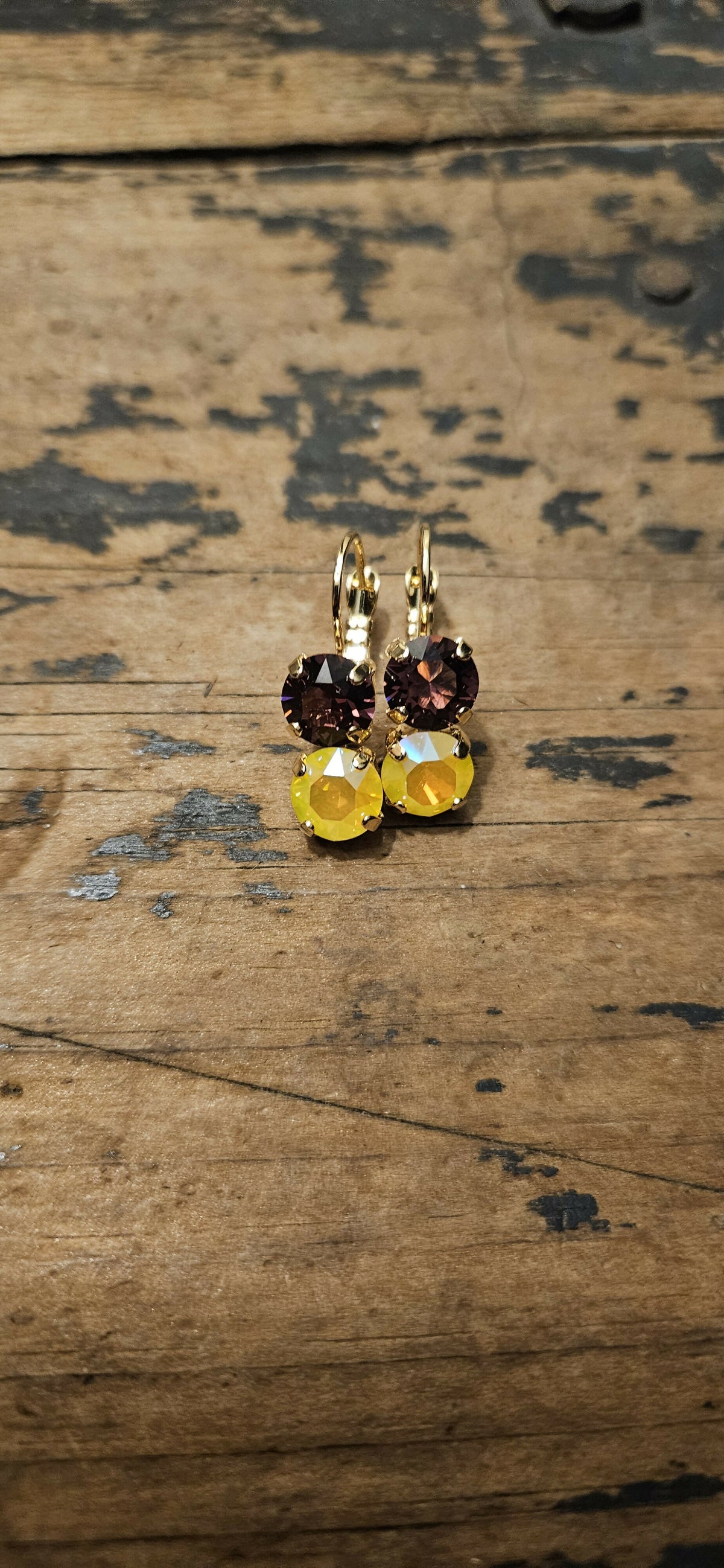 Anytime Crystals 8.5mm Swarovski Crystal Earrings
