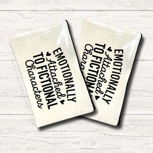 Emotionally Attached to Fictional Characters Storage Bag: No Header Card