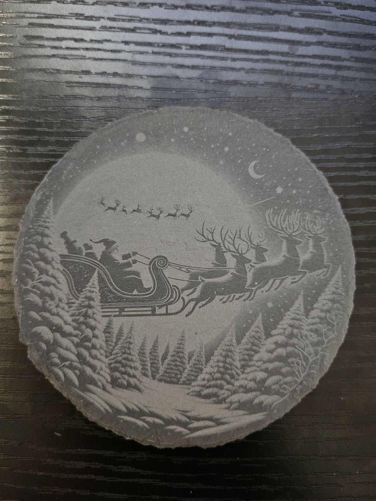 Christmas Scene Slate Coasters