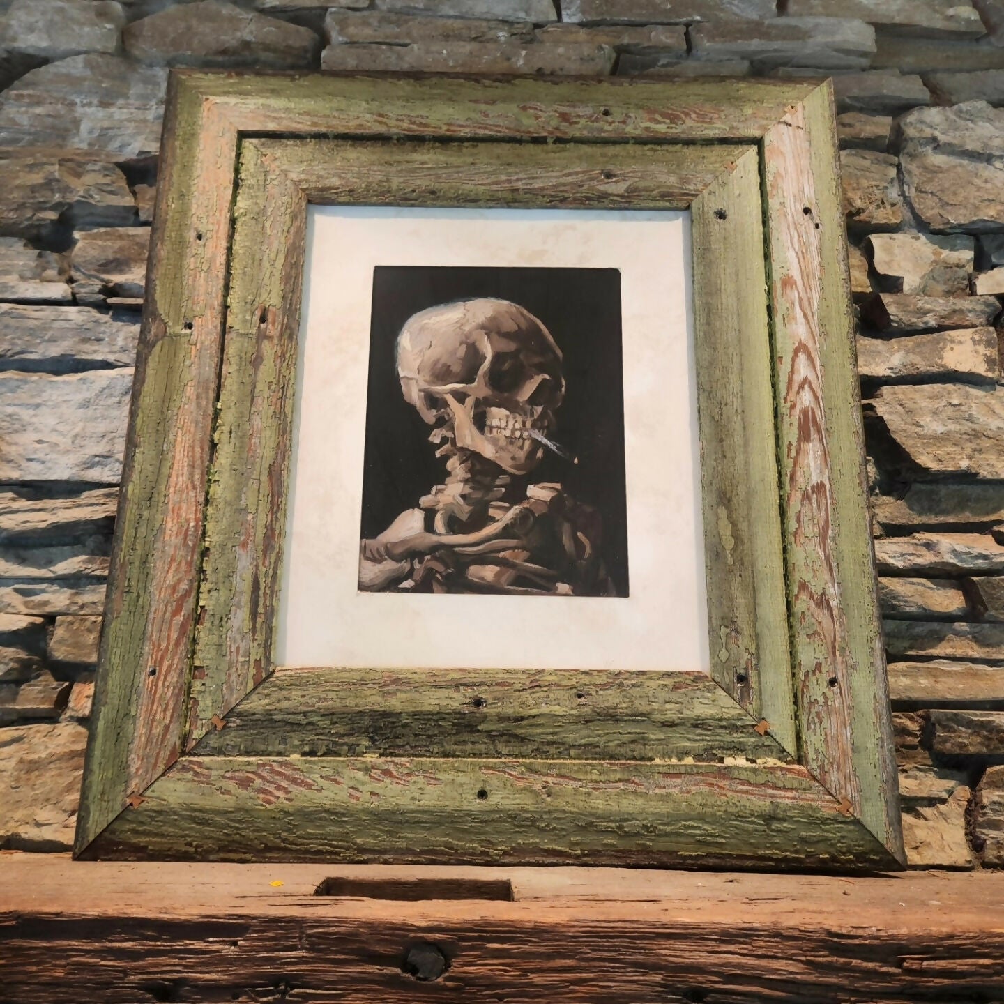 Van Gogh reprint in Rustic Frame