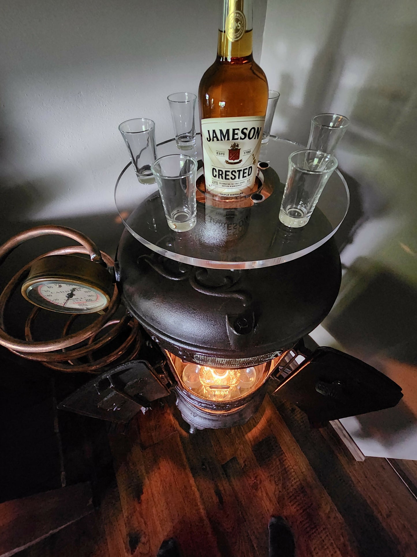 Vintage Hot Water Tank Bar