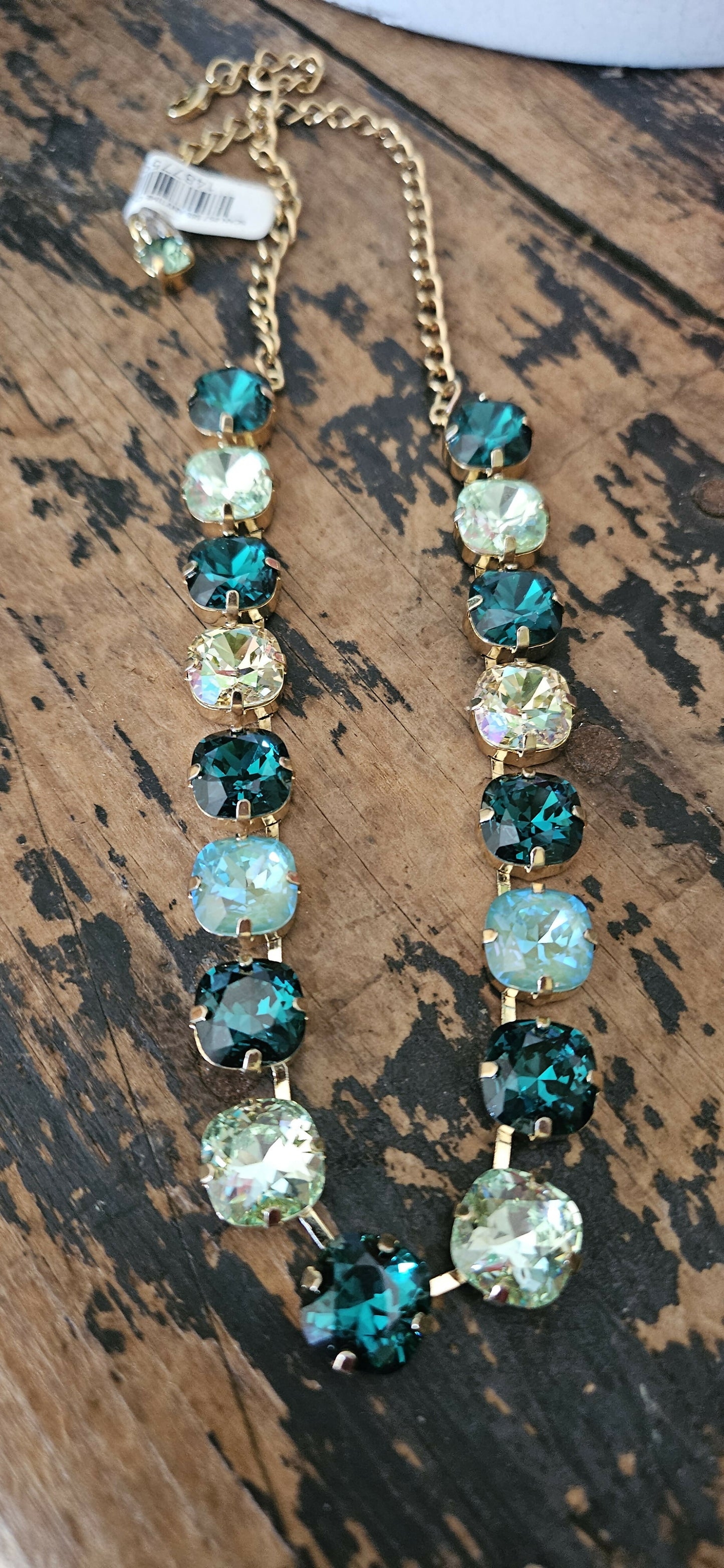 Anytime Crystals 12mm Green Delight Necklace