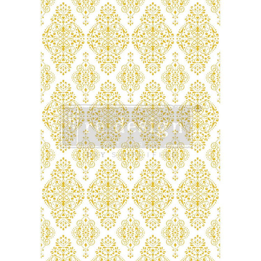 Gold Damask Transfer Tube