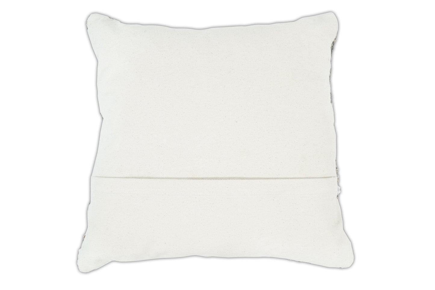 Hand Woven Boho Tribal Accent Charcoal Jute and Wool Pillow, Cushion | PL12