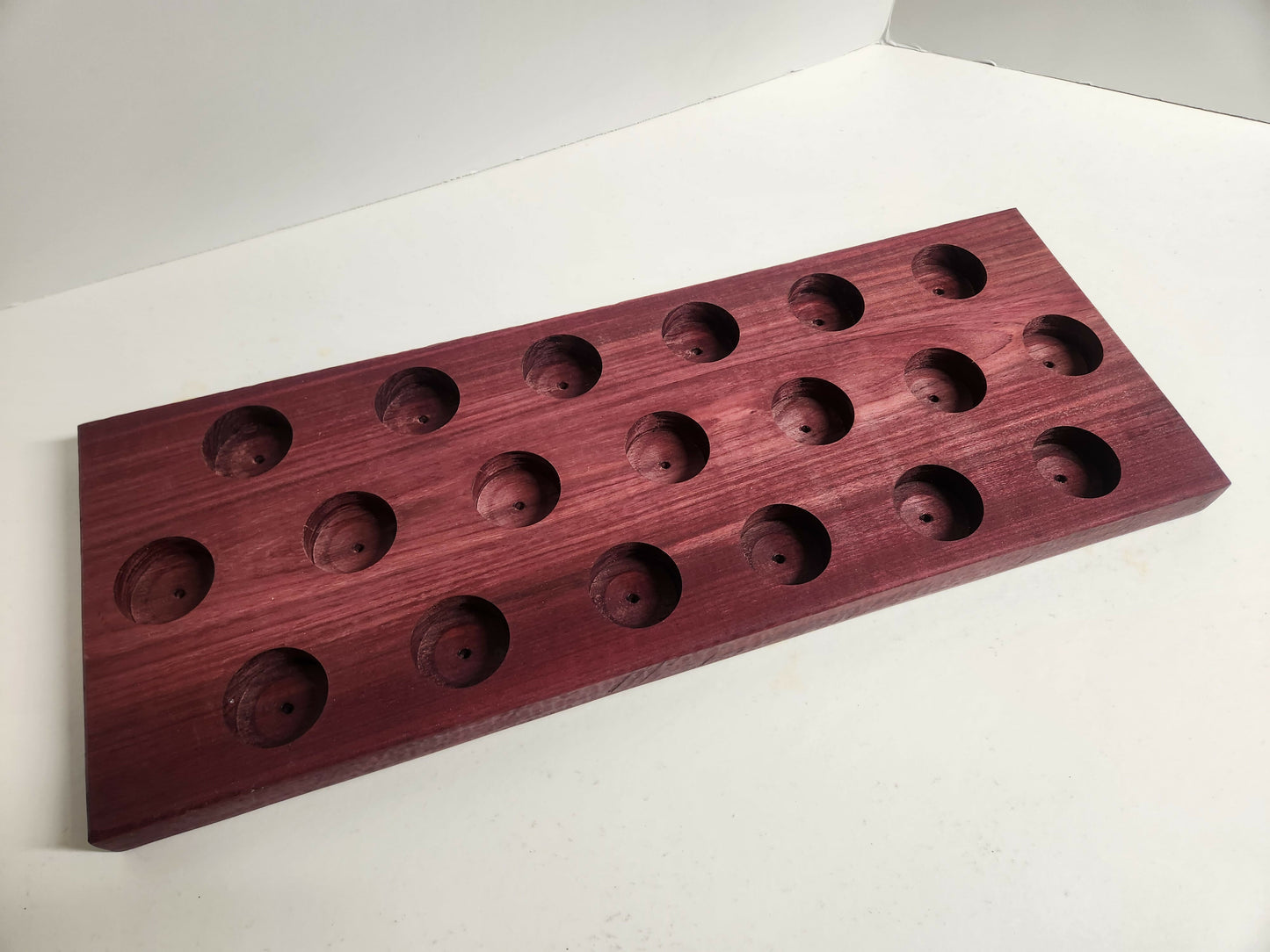 Purple Heart wood Char-shooterie board 48