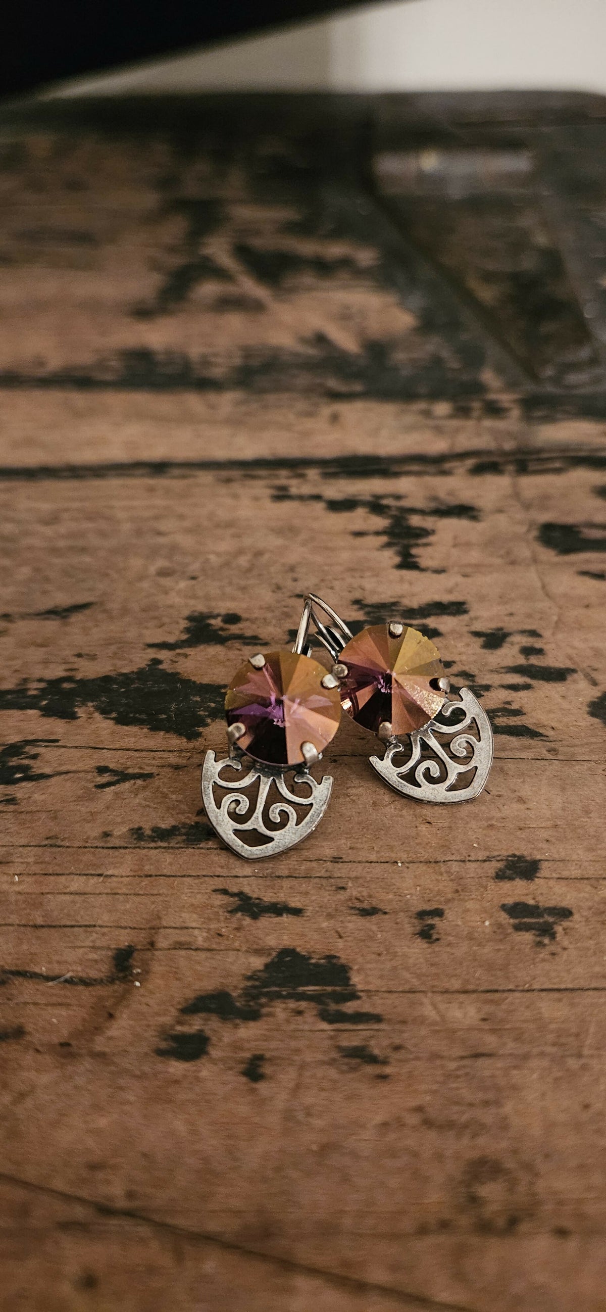 Anytime Crystals 12mm Swarovski Crystal Earrings