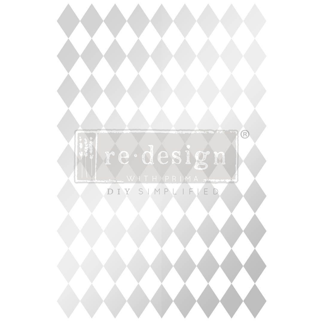 DECOR TRANSFERS – Silver Harlequin