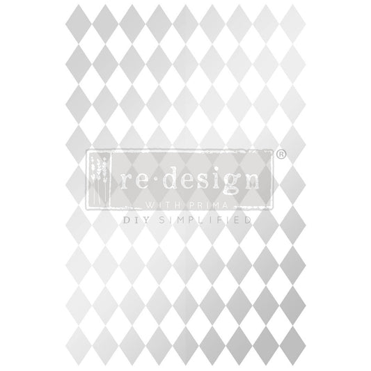 DECOR TRANSFERS – Silver Harlequin