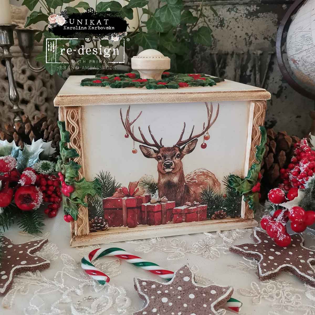 MIDDY TRANSFERS® – Yuletide Nostalgia  – 4 SHEETS, 8.5″X11
