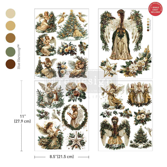 MIDDY TRANSFERS® – HEAVENLY WINGS – 4 SHEETS, 8.5″X11