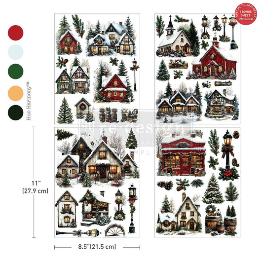 MIDDY TRANSFERS® – Village of Wonder – 4 SHEETS, 8.5″X11