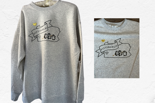 Original Penguins Sweatshirt Women Large