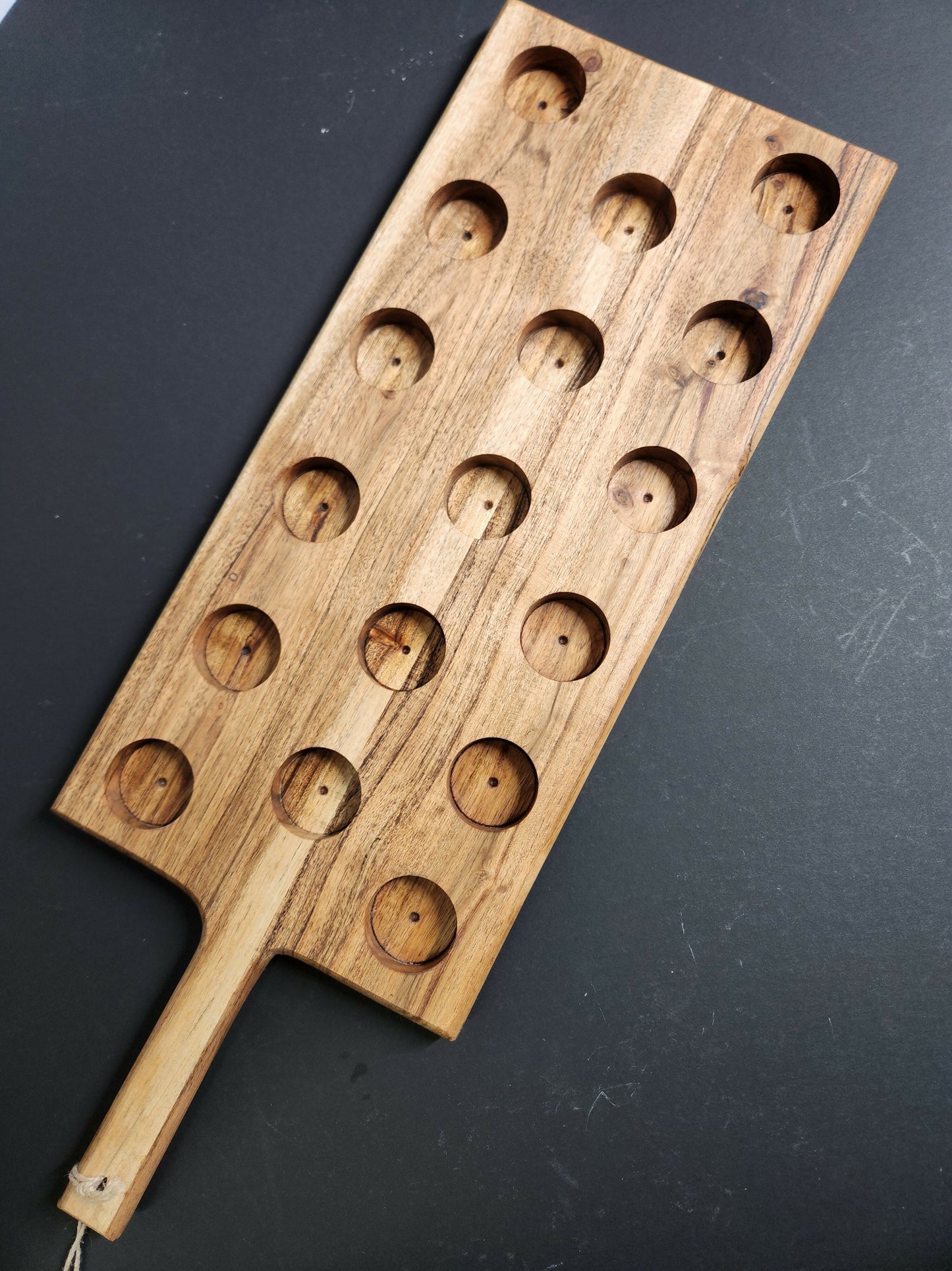 Acacia wood Char-shooterie board 13