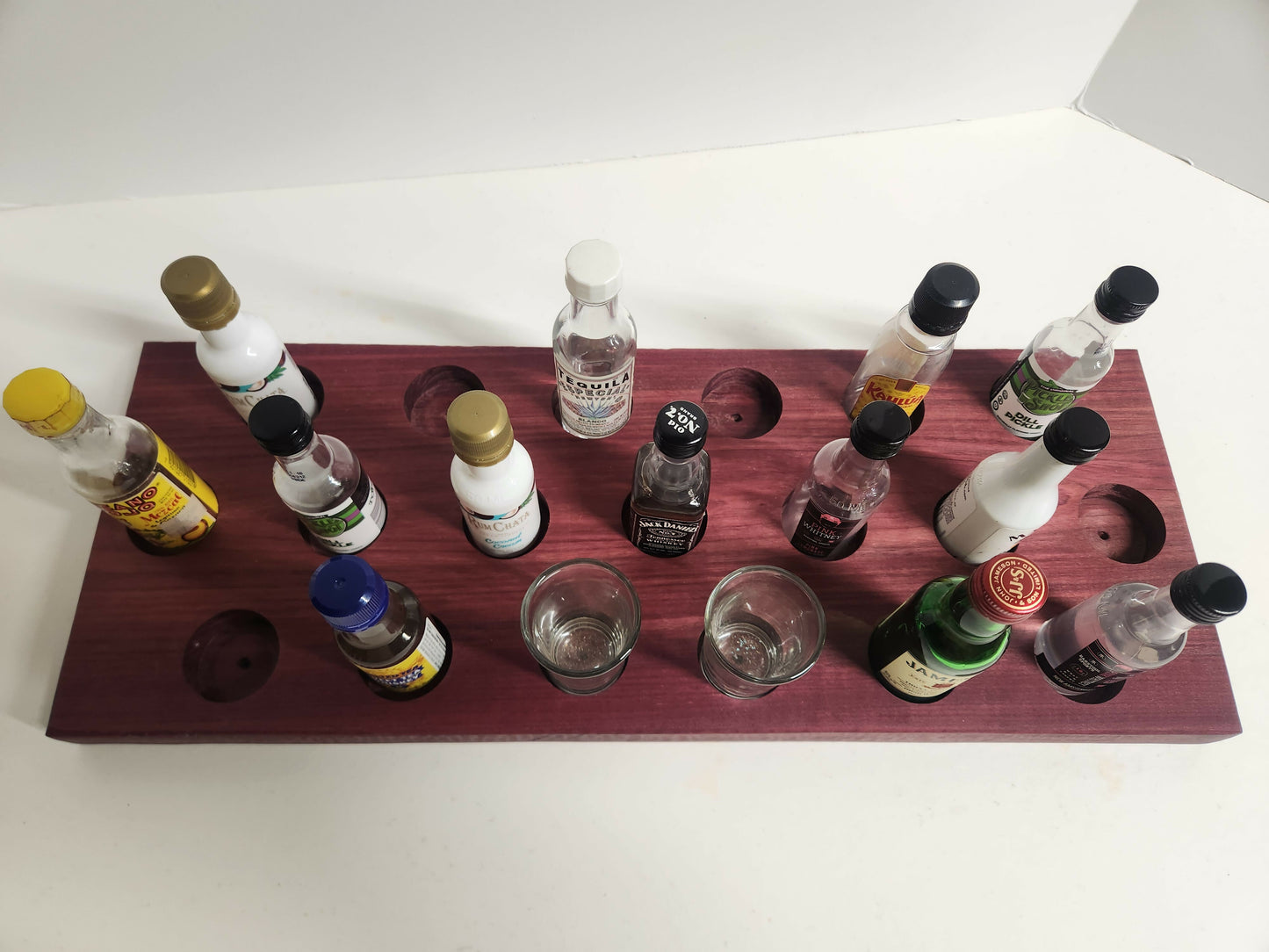 Purple Heart wood Char-shooterie board 48