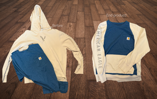 AE & Carnhartt Combo Sweatshirt Large