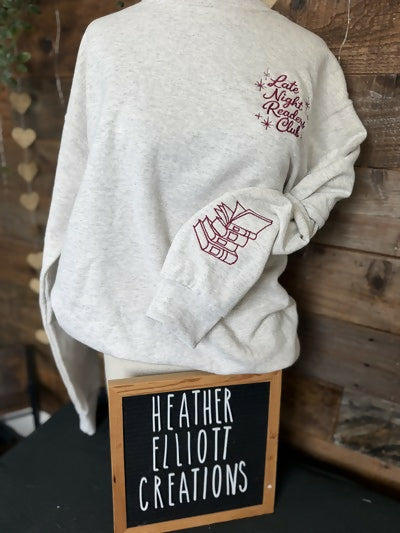 Late Night Readers Club Sweatshirt