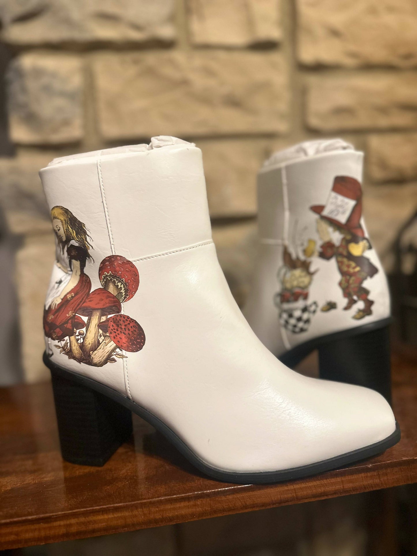 Alice Inspired Boots/sz8