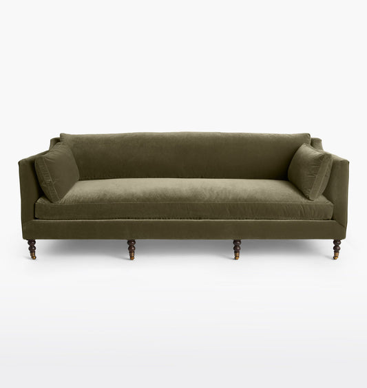 Velvet Moss Sofa 71"-90"