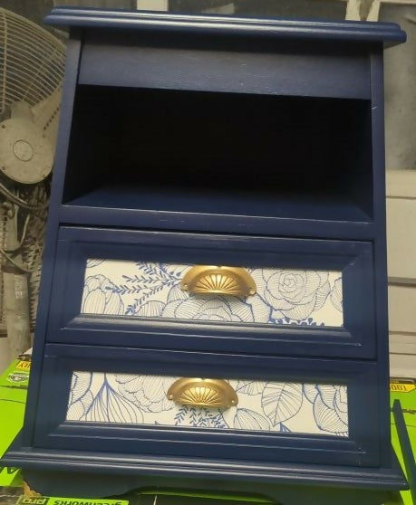 Navy Night Stand