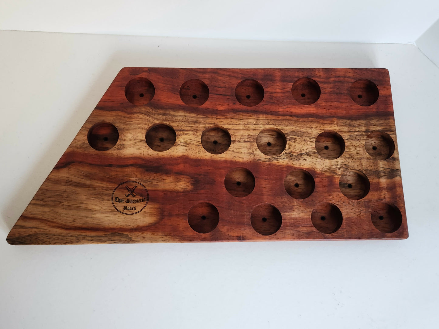 Padauk Char-shooterie board