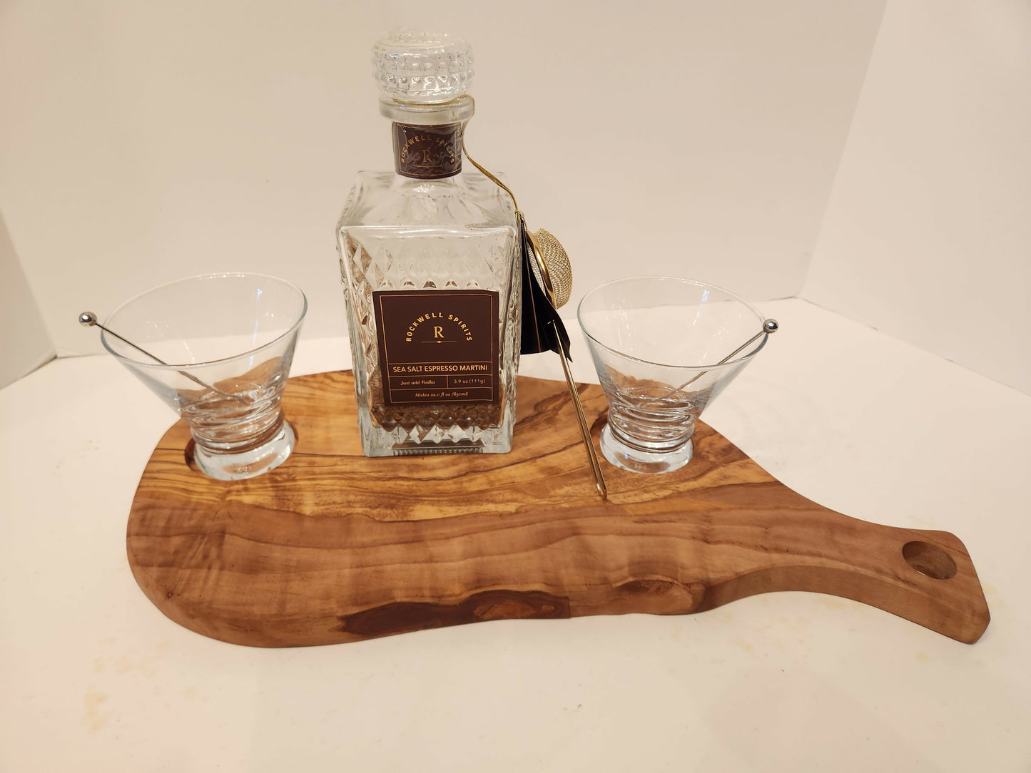 Char-Shooterie board and Espresso Martini Cocktail set