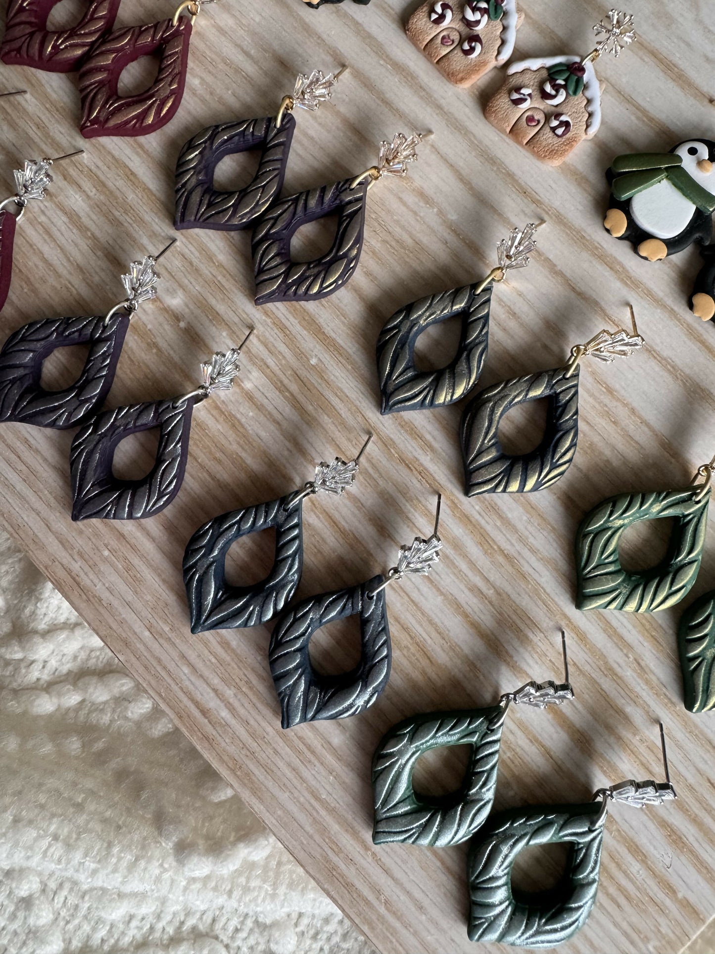 Vintage Christmas Tree Earring