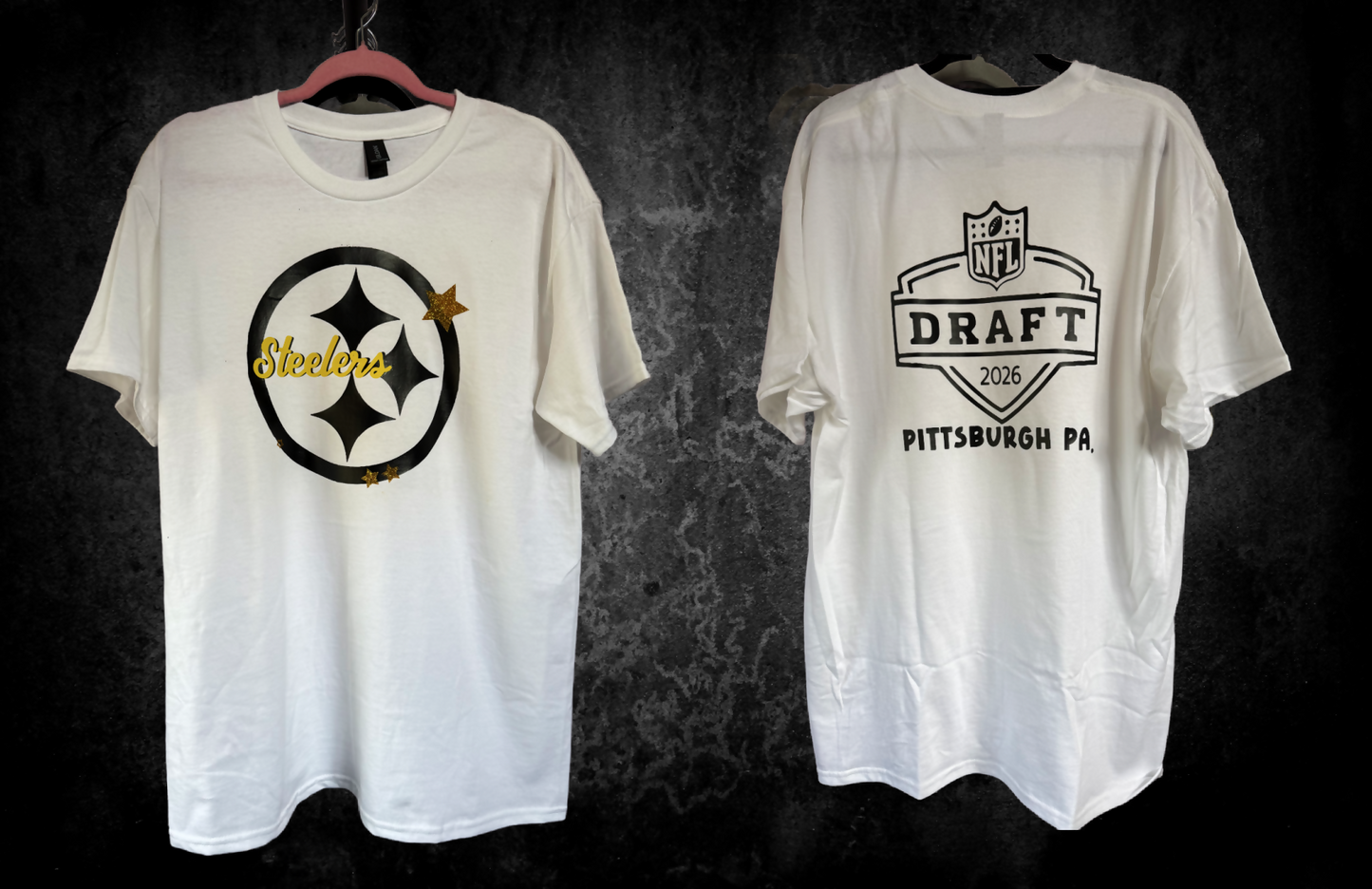NFL Draft Steelers Unisex Large T-shirt