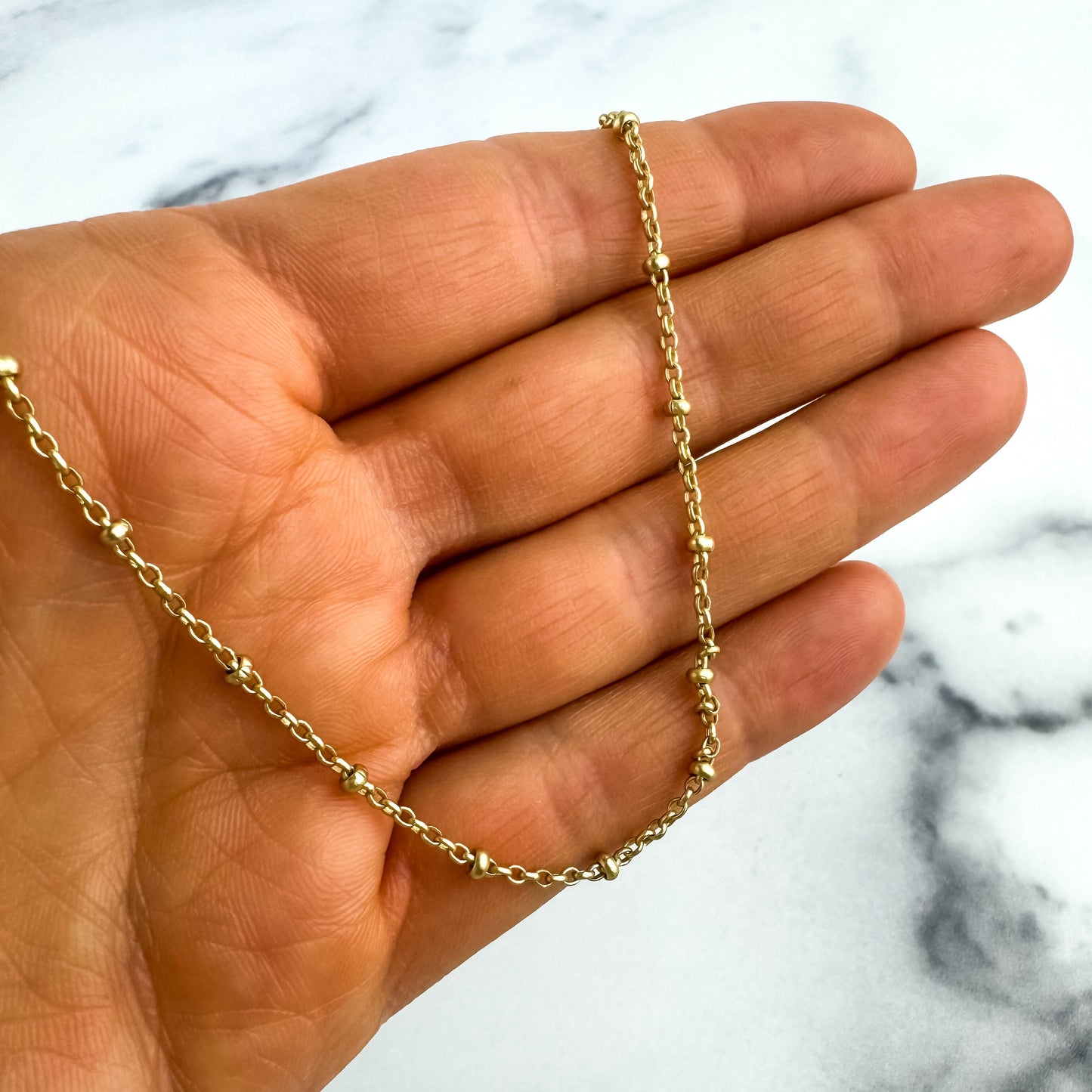 Gold Layering Chain Necklace