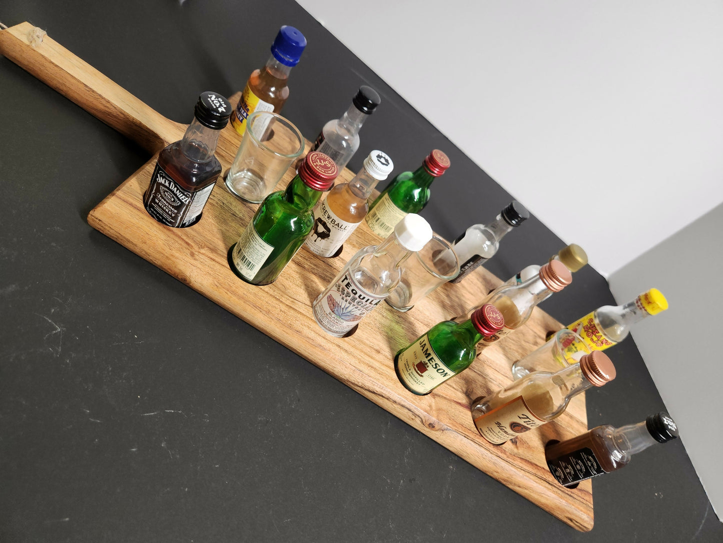 Acacia wood Char-shooterie board 13