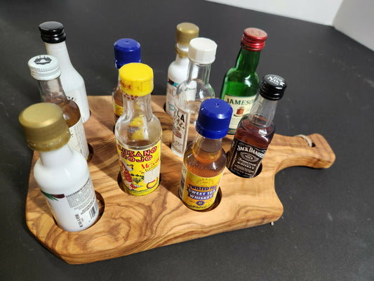 Olive wood Char-shooterie board 9