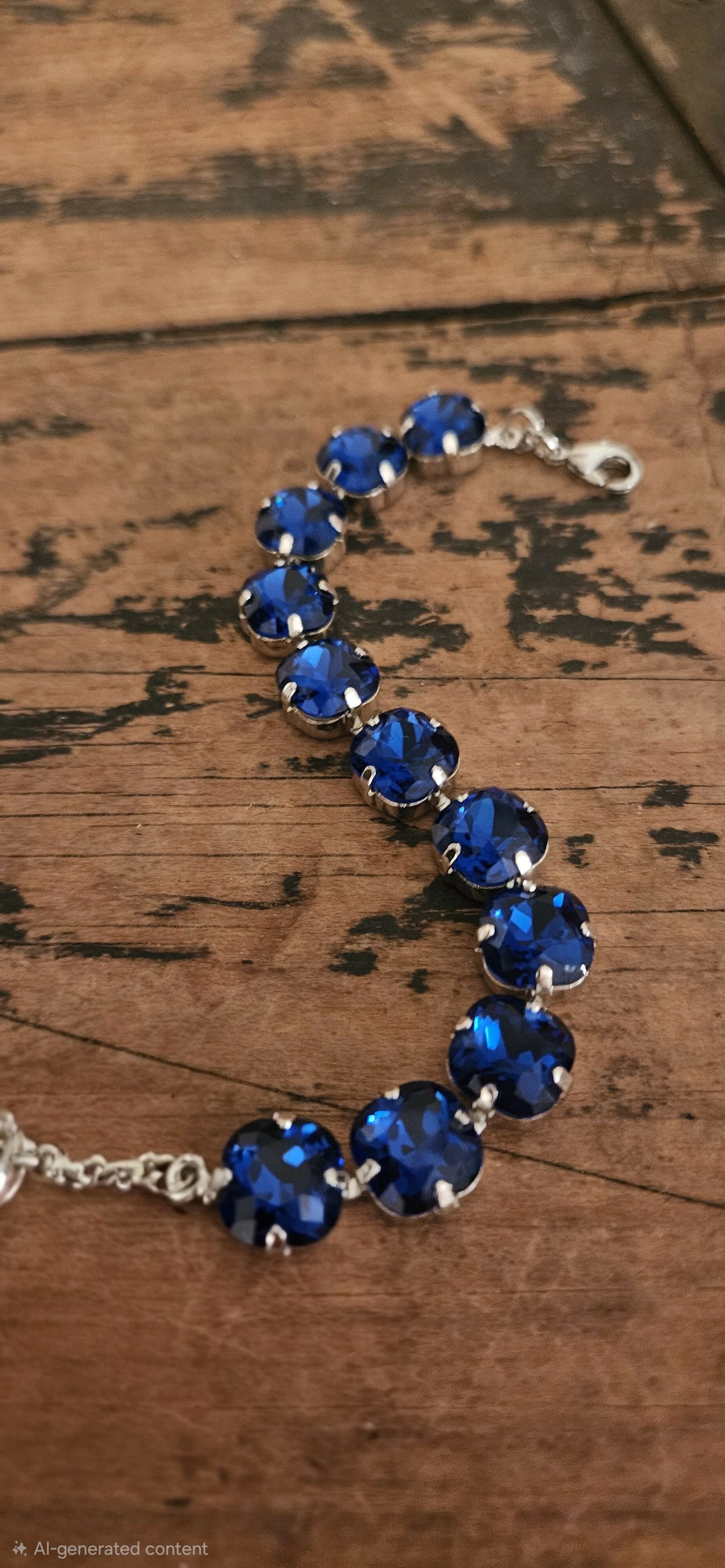 Anytime Crystals 10mm Swarovski Square Fancy Cut Crystal Bracelet