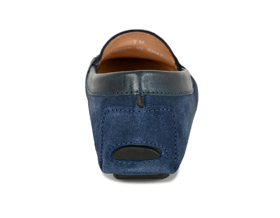 PIPER Leather Driving Loafer Navy