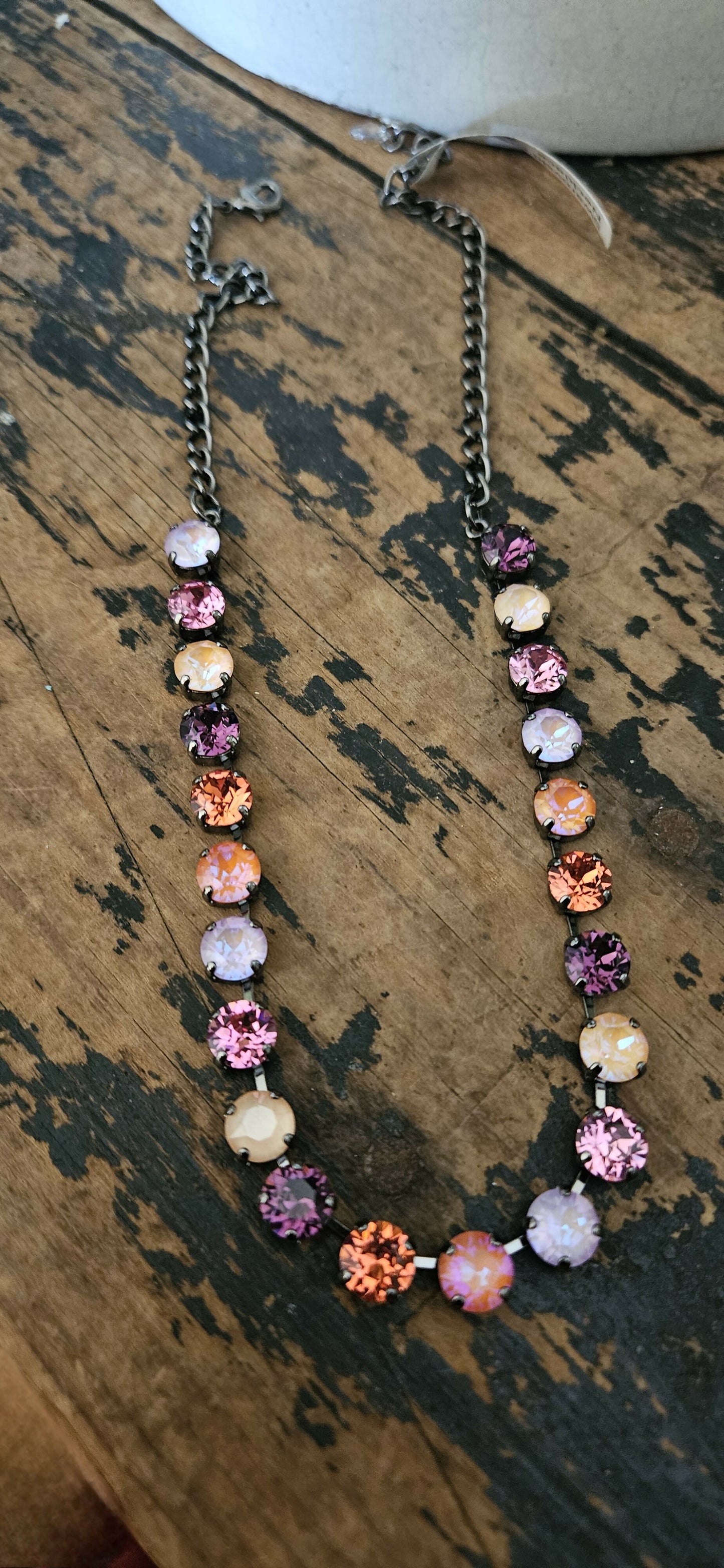 Anytime Crystals 8.5mm Hydrangea Splendor Necklace