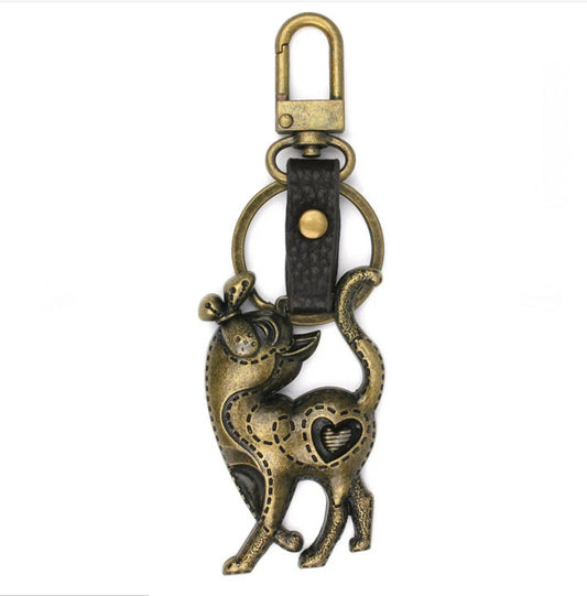 Gemini Keychain - Slim Cat