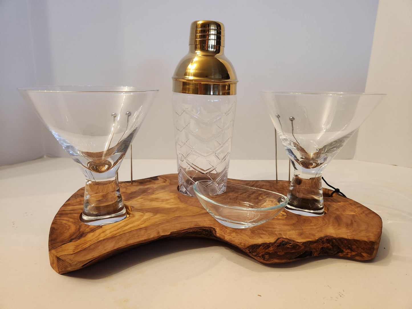 Olive wood Martini board #2